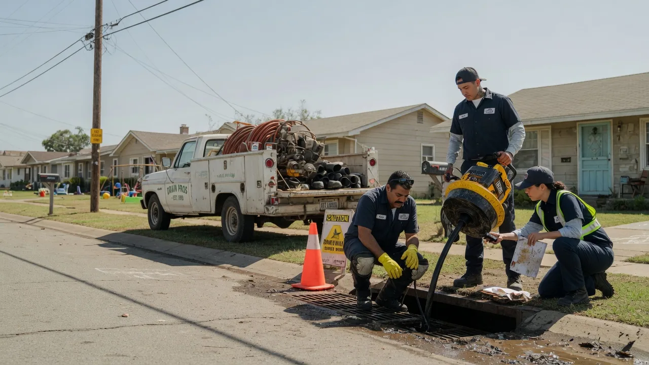 Drain Cleaning in Garciasville, TX near me